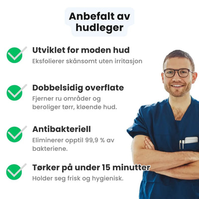 Eksfolierende dusjduk – For mykere og renere hud